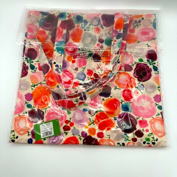 GIVEAWAY - Kate Spade Floral Canvas Tote Bag - NEW - Picture 1 of 4